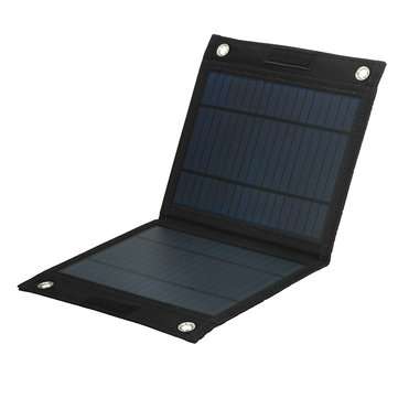 25W 12V Foldable Monocrystalline Solar Panel Folding Power Charging Battery