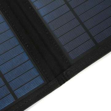 25W 12V Foldable Monocrystalline Solar Panel Folding Power Charging Battery
