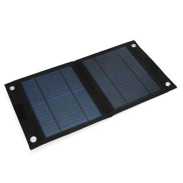 25W 12V Foldable Monocrystalline Solar Panel Folding Power Charging Battery