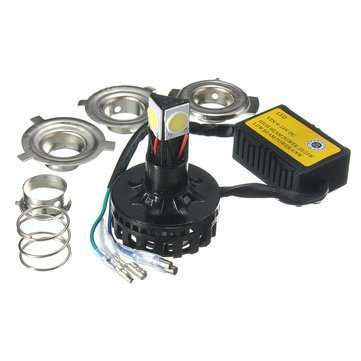 25W 1900lm 6500K Universal Motorcycle Auto Hi/Lo Beam LED Headlight Lamp Bulb