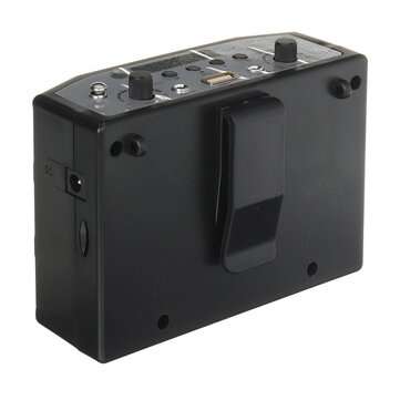 25W 100Hz-15kHz Rechargeable Speaker FM Radio MP3 Player with Microphone Remote Control Teaching Tou
