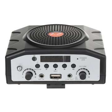 25W 100Hz-15kHz Rechargeable Speaker FM Radio MP3 Player with Microphone Remote Control Teaching Tou