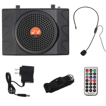 25W 100Hz-15kHz Rechargeable Speaker FM Radio MP3 Player with Microphone Remote Control Teaching Tou