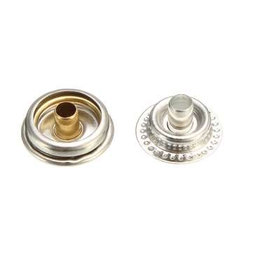25Sets Stainless Steel Fastener Snap Press Stud Button Marine Set 100Pcs