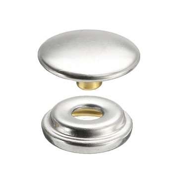 25Sets Stainless Steel Fastener Snap Press Stud Button Marine Set 100Pcs
