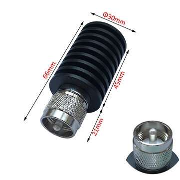 25W UHF Load DC-1GHz Frequency Range 50 PL259 Connector RF Terminal Dummy Load