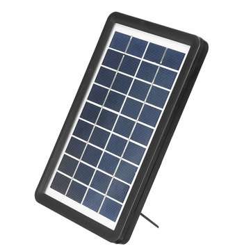 25W Solar Powered System Emergency DC System Light Kit Solar Generator FM Radio Audio USB Card Power