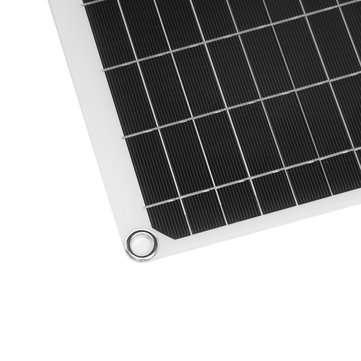 25W Solar Panel with 2pcs Buckle 4pcs Suction Cup with Charging Line  Clip Line