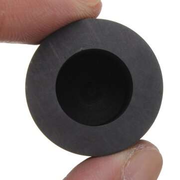25X25mm 2 OZ Graphite Crucible Cup Ingot Bar Combo Mold For Silver Gold Melting Casting