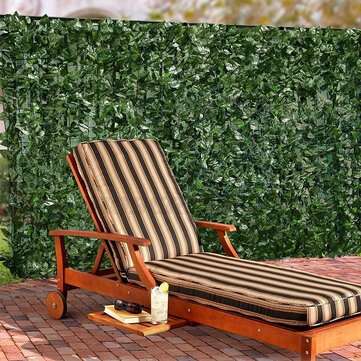 25x50cm Artificial Ivy Leaf Fence Green Garden Yard Privacy Screen Hedge Plants for Outdoor Home Dec