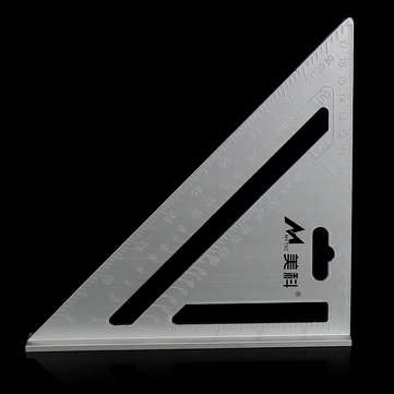 265X188x188mm Metric Aluminum Alloy Speed Square Rafter Triangle Ruler Woodworking Carpenters Markin