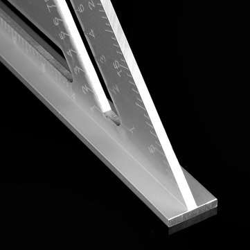 265X188x188mm Metric Aluminum Alloy Speed Square Rafter Triangle Ruler Woodworking Carpenters Markin