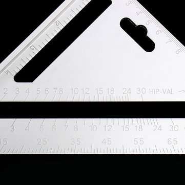 265X188x188mm Metric Aluminum Alloy Speed Square Rafter Triangle Ruler Woodworking Carpenters Markin