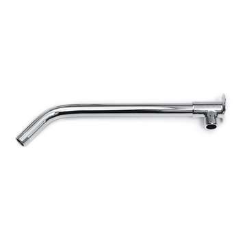 265mm Wall Mounted Shower Arm Bottom Entry Shower Head Extension Arm W/Screws Base