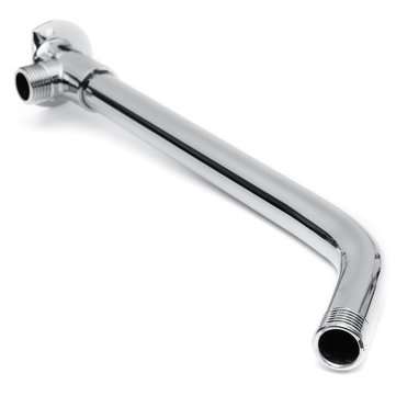 265mm Wall Mounted Shower Arm Bottom Entry Shower Head Extension Arm W/Screws Base