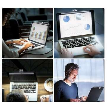 26CM LED Screen Light Bar Pro Screen Suspension Light with Controller Smart Game Light  Eye Protecti
