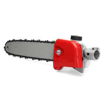 26mm 9 Spline Pole Saw Tree Cutter Chainsaw Bracket Gearbox Gear Head Tool With Chain and Guide