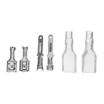270 Pcs Electrical Crimp Wire Connectors Female Male Spade Terminals Repair Set