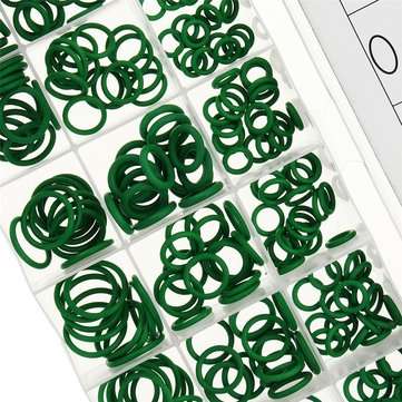 270Pcs Green Nitrile Rubber O-Ring Tap Washer Gasket Set Seal Metric Assortment Plumbing Kit