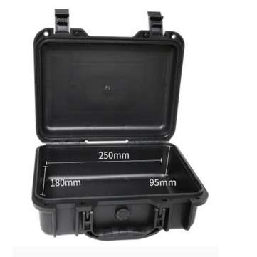 274x225x113mm ABS Plastic Safety Tool Box, Foam Free Sealed Tool Box