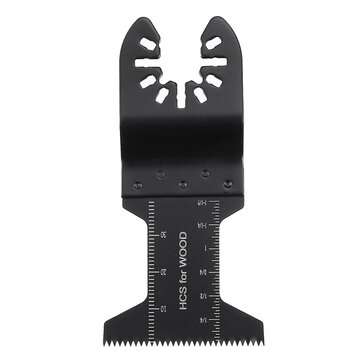27Pcs Oscillating Saw Blade Multi Tool Quick Release Saw Blades Kit for Metal Wood Plastic Cutting O