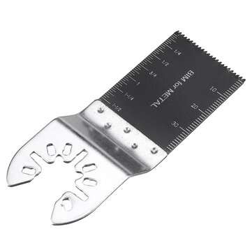 27Pcs Oscillating Saw Blade Multi Tool Quick Release Saw Blades Kit for Metal Wood Plastic Cutting O