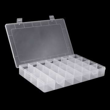 28 Grid Adjustable Electronic Components Project Storage Assortment Box Bead Organizer Jewelry Box P
