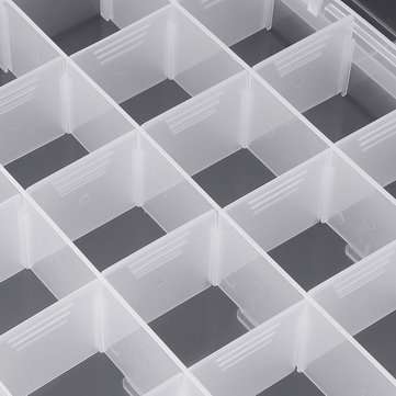 28 Grid Adjustable Electronic Components Project Storage Assortment Box Bead Organizer Jewelry Box P
