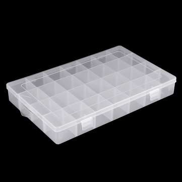 28 Grid Adjustable Electronic Components Project Storage Assortment Box Bead Organizer Jewelry Box P