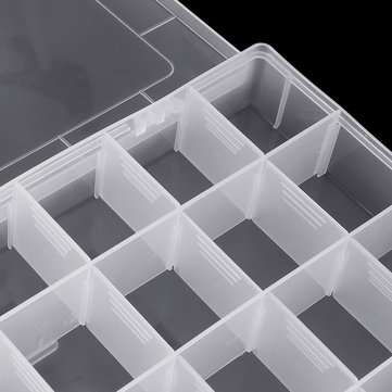 28 Grid Adjustable Electronic Components Project Storage Assortment Box Bead Organizer Jewelry Box P
