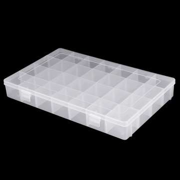28 Grid Adjustable Electronic Components Project Storage Assortment Box Bead Organizer Jewelry Box P