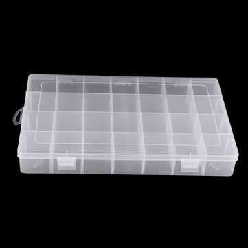 28 Grid Adjustable Electronic Components Project Storage Assortment Box Bead Organizer Jewelry Box P
