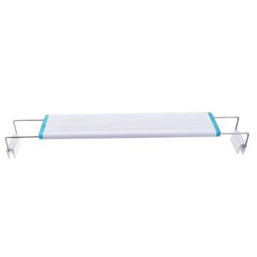 28.5CM Aluminum Adjustable LED Aquarium Light  Fish Tank Panel Lamp Blue+White AC220V