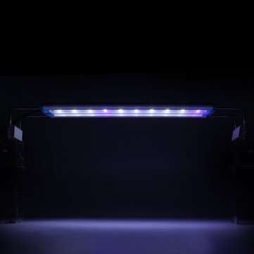 28.5CM Aluminum Adjustable LED Aquarium Light  Fish Tank Panel Lamp Blue+White AC220V