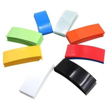 280Pcs 8 Color 29.5MM 18.5MM PVC Heat Shrink Tube for 18650 Battery Tube Shrink Film Assorted Kit