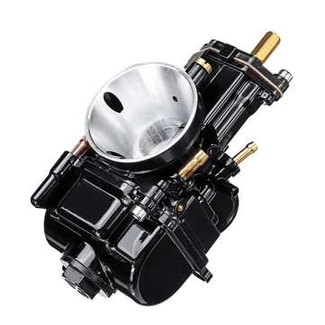 28mm Motorcycle Titanium Flat Slide Carburetor For Keihin Carb PWK Mikuni Power Jet Kit Fab