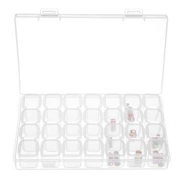 29 in 1 SMT Patch CHIP IC Component Box Disassembly Storage Box Screw Nail Mini Parts Storage Sealin