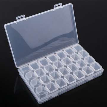 29 in 1 SMT Patch CHIP IC Component Box Disassembly Storage Box Screw Nail Mini Parts Storage Sealin