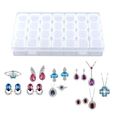 29 in 1 SMT Patch CHIP IC Component Box Disassembly Storage Box Screw Nail Mini Parts Storage Sealin
