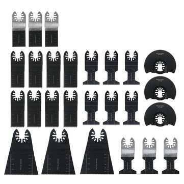 28Pcs Oscillerending Saw Blades for Fein Boschs Makita Milwaukees Makita Multitool Oscillating Tools
