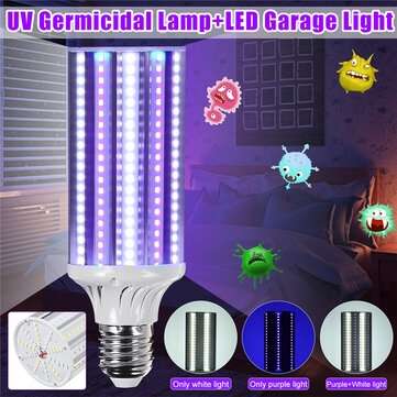 290LED UV Germicidal Corn Lamp+LED Garage Lamp 3Modes Workshop Gym Shop Office