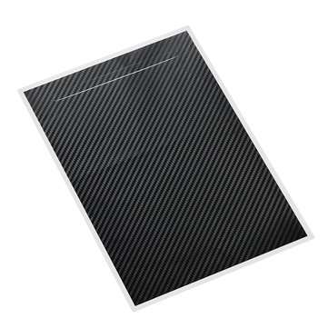 29x19.5cm Carbon Fiber PVC Car Sticker Decals Decoration for Tesla Model S and X