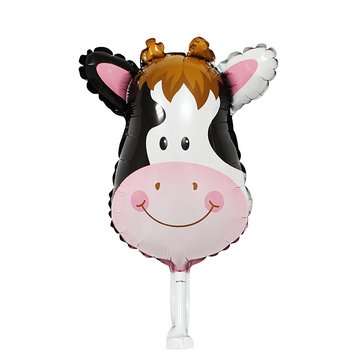 29pcs/set Jungle Animal Decorations Happy Birthday Banner Animal Balloons and Animal Cake Toppers fo