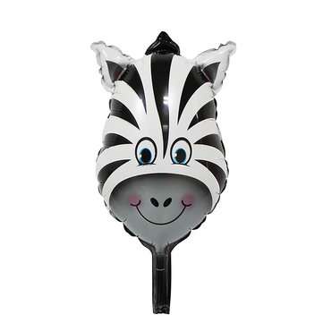 29pcs/set Jungle Animal Decorations Happy Birthday Banner Animal Balloons and Animal Cake Toppers fo