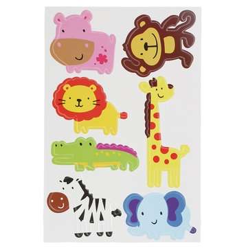 29pcs/set Jungle Animal Decorations Happy Birthday Banner Animal Balloons and Animal Cake Toppers fo