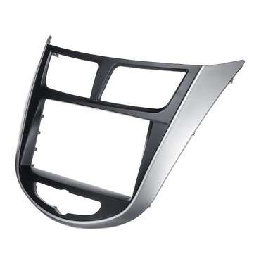 2DIN Car Refitting Radio Stereo Fascia Frame Panel DVD Trim Kit for HYUNDAI i-25 i25 Accent Solaris