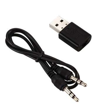 2-in-1 Bluetooth Adapter Mini USB Bluetooth 5.0 3.5mm Wireless Transmission AUX Audio Receiver Trans