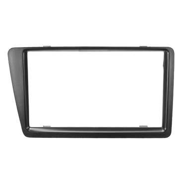 2Din Surround CD Fascia Car Stereo Panel Plate For Honda Civic EP2 EP3 2001-2006 ... (COLOR.: BLACK)