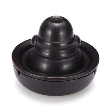 2-in-1 Ashtray Smoke Bud-dha Ceramic Backflow Cone Incense Burner With 10 Cones Kitchen Storage Rack
