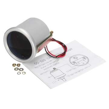 2Inch 52MM 12V White & Red LED Car Boat 8-16 Voltmeter Volt Voltage Gauge Meter